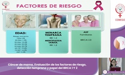 Cáncer de mama. Evaluación de los factores de riesgo, detección temprana y papel BRCA 1 y 2
