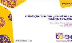 Fisiología de la glándula tiroides y evaluación del perfil tiroideo en la mujer. De la A a la Z.