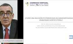 ¿Puede una invasión posterior dar un sangrado masivo con bloqueo aórtico total?