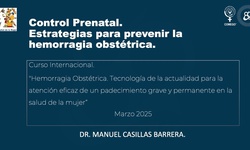 Control Prenatal. Estrategias para prevenir la hemorragia obstétrica