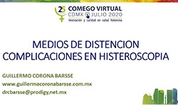 Medios de distensión y complicaciones